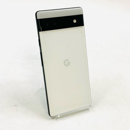 【全額返金保証】【最速発送】Google Pixel 6a 128GB ホワイト Softbank SIMフリー 白ロム 動作確認済