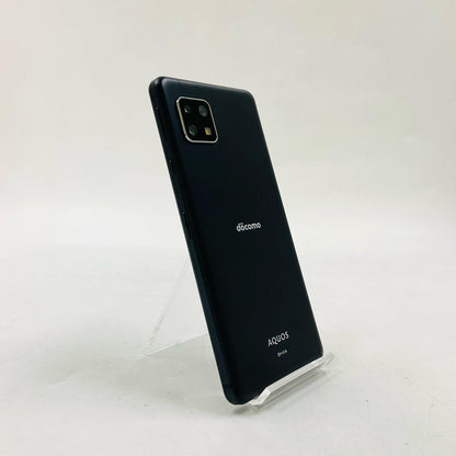 【最速発送】SHARP AQUOS sense4 64GB ブラック docomo SH-41A 白ロム【難有】