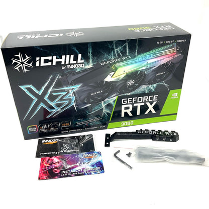 【全額返金保証】【最速発送】iCHILL グラフィックボード RTX3080 iCHILL X3 10GB GDDR6X 3xDP-HDMI 動作確認済