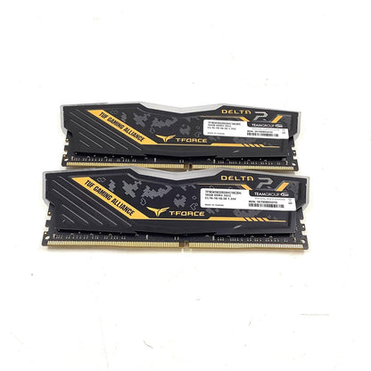 【全額返金保証】【最速発送】TEAMGROUP メモリ DDR4-2933 16GBx2 TF9D416G2933HC16CBK 超美品 動作確認済