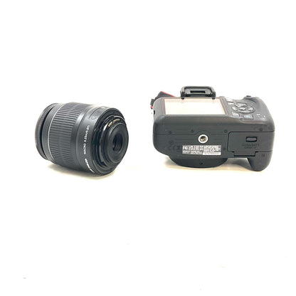 【全額返金保証】【最速発送】Canon デジタル一眼 EOS Kiss X90 EF-S18-55 IS II レンズキット ブラック 美品 動作確認済