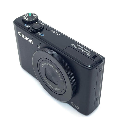 【全額返金保証】【最速発送】 コンパクトデジタルカメラ PowerShot S110 [ブラック] 動作確認済
