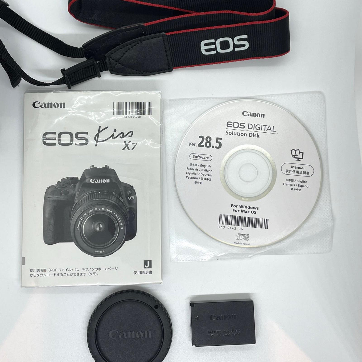 【全額返金保証】【最速発送】 デジタル一眼 EOS Kiss X7 ボディ 動作確認済