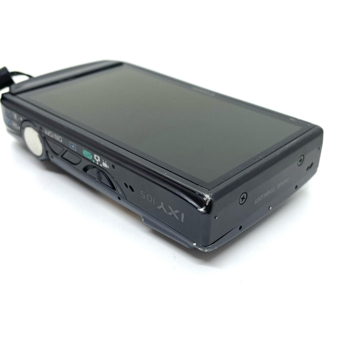 【最速発送】 コンパクトデジタルカメラ IXY 10S グレー【難有】