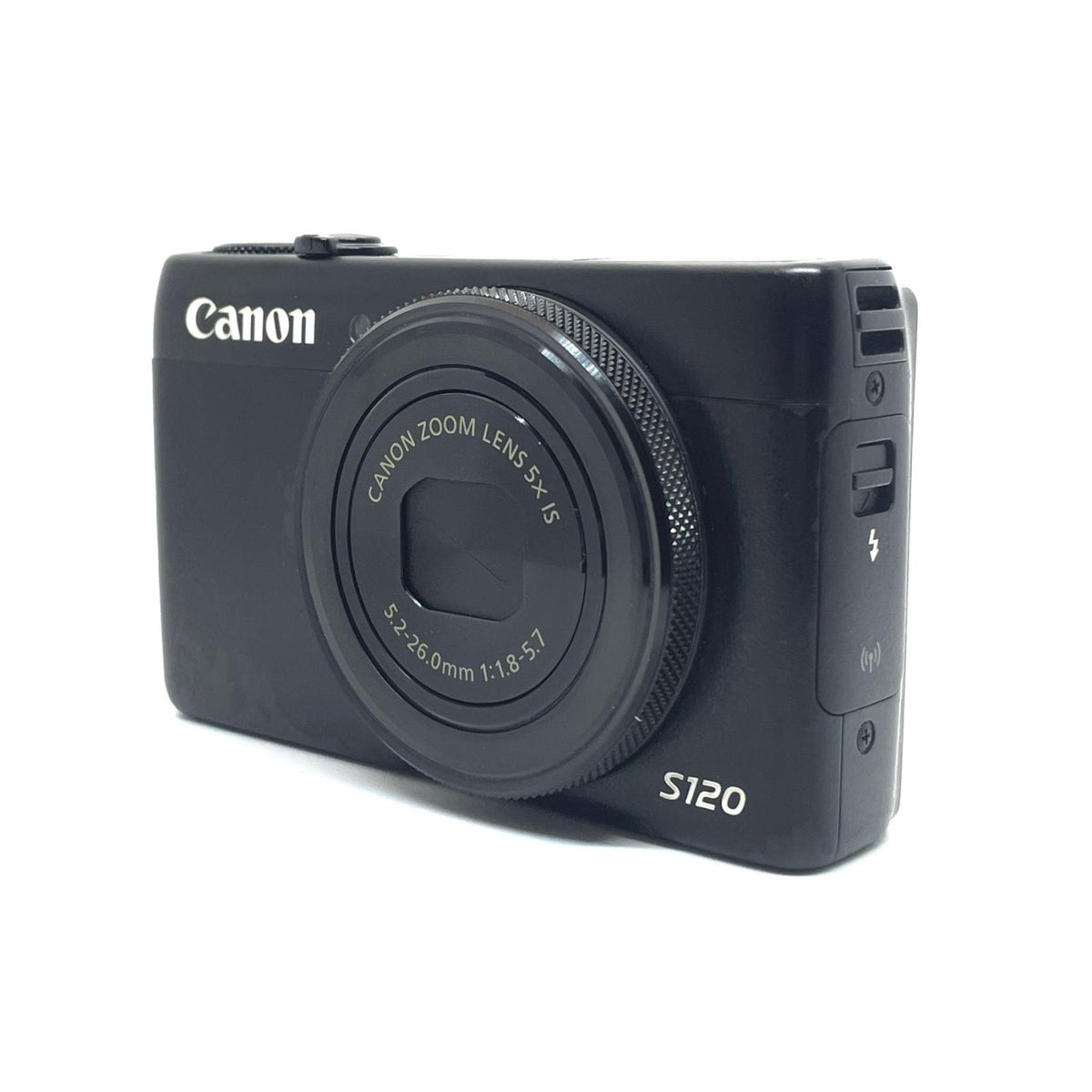 【全額返金保証】【最速発送】 コンパクトデジタルカメラ PowerShot S120 ブラック 動作確認済