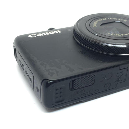 【全額返金保証】【最速発送】 コンパクトデジタルカメラ PowerShot S120 ブラック 動作確認済