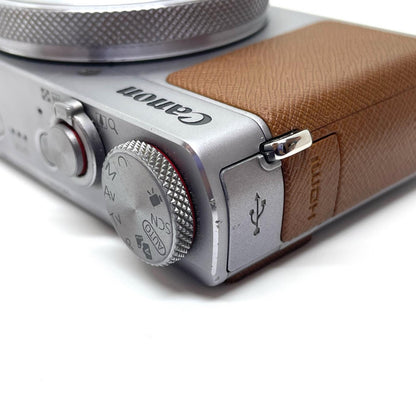 【全額返金保証】【最速発送】 コンパクトデジタルカメラ PowerShot G9X Mark II シルバー 動作確認済