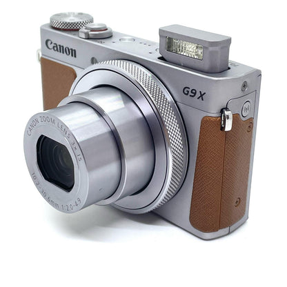 【全額返金保証】【最速発送】 コンパクトデジタルカメラ PowerShot G9X Mark II シルバー 動作確認済
