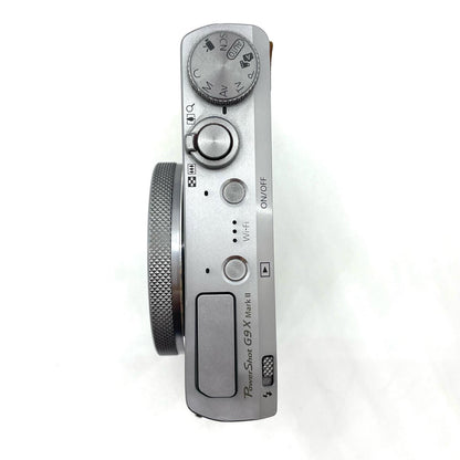 【全額返金保証】【最速発送】 コンパクトデジタルカメラ PowerShot G9X Mark II シルバー 動作確認済