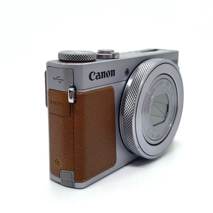 【全額返金保証】【最速発送】 コンパクトデジタルカメラ PowerShot G9X Mark II シルバー 動作確認済