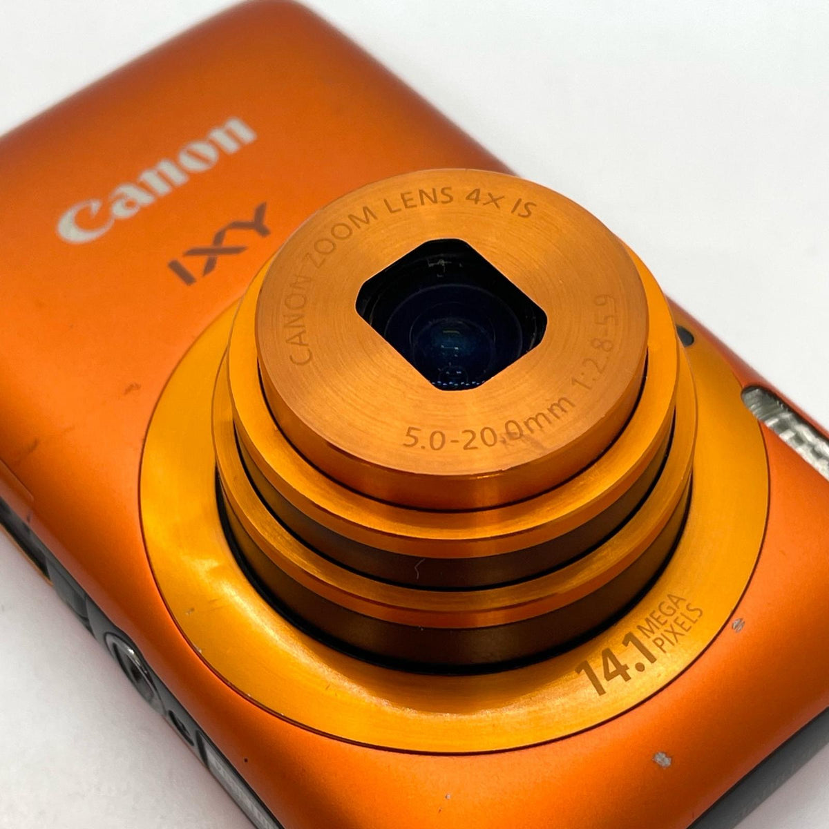 【全額返金保証】【最速発送】 コンパクトデジタルカメラ IXY 400F オレンジ 動作確認済