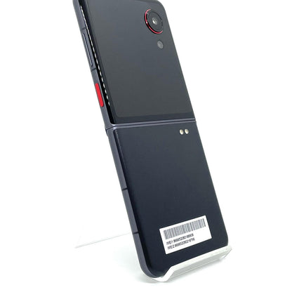 【全額返金保証】【最速発送】Y!mobile nubia Flip 3 128GB ブラック Softbank SIMフリー A505ZT 超美品 動作確認済