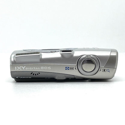 【全額返金保証】【最速発送】Canon コンパクトデジタルカメラ IXY DIGITAL 810 IS シルバー 動作確認済