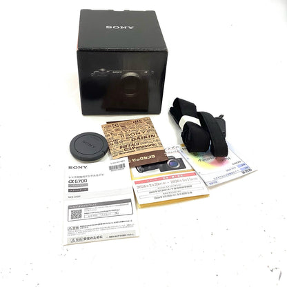 【全額返金保証】【最速発送】Sony デジタル一眼 α6700 ボディ ILCE-6700 美品 動作確認済