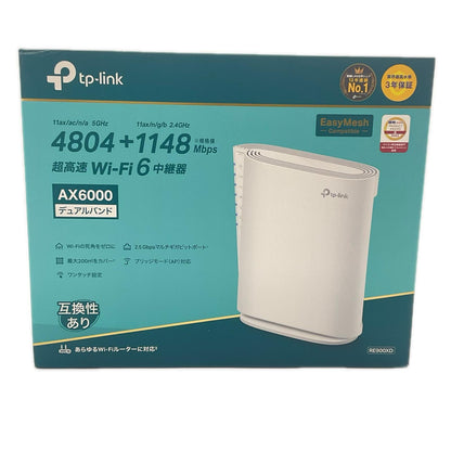 【全額返金保証】【最速発送】tp-Link Wi-Fi6中継器 Archer AX6000 美品 動作確認済