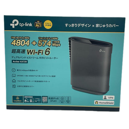 【全額返金保証】【最速発送】tp-Link Wi-Fi6ルーター Archer AX73V 美品 動作確認済