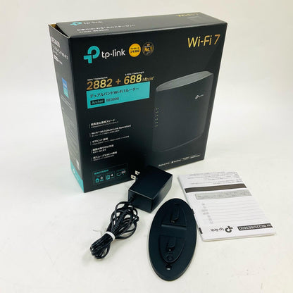 【全額返金保証】【最速発送】tp-Link デュアルバンドWi-Fi7ルーター Archer BE3600 美品 動作確認済
