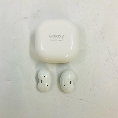 【全額返金保証】【最速発送】Samsung Galaxy Buds Live ミスティックホワイト 美品 動作確認済