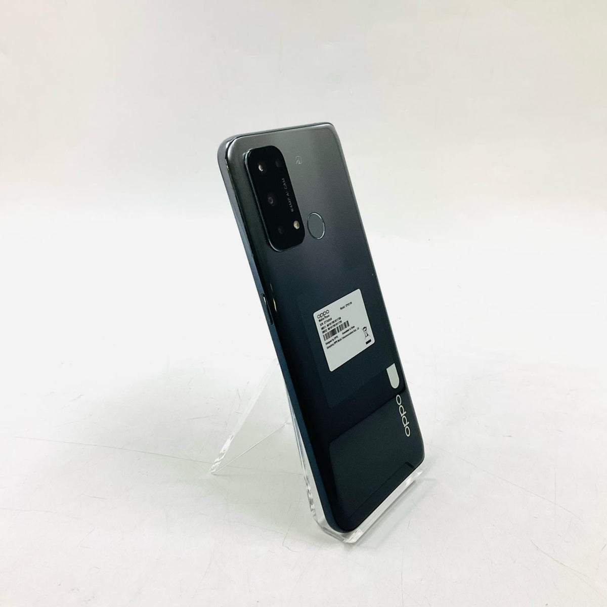 【全額返金保証】【最速発送】OPPO Reno 5 A 128GB シルバーブラック 楽天モバイル CPH2199 白ロム 美品 動作確認済