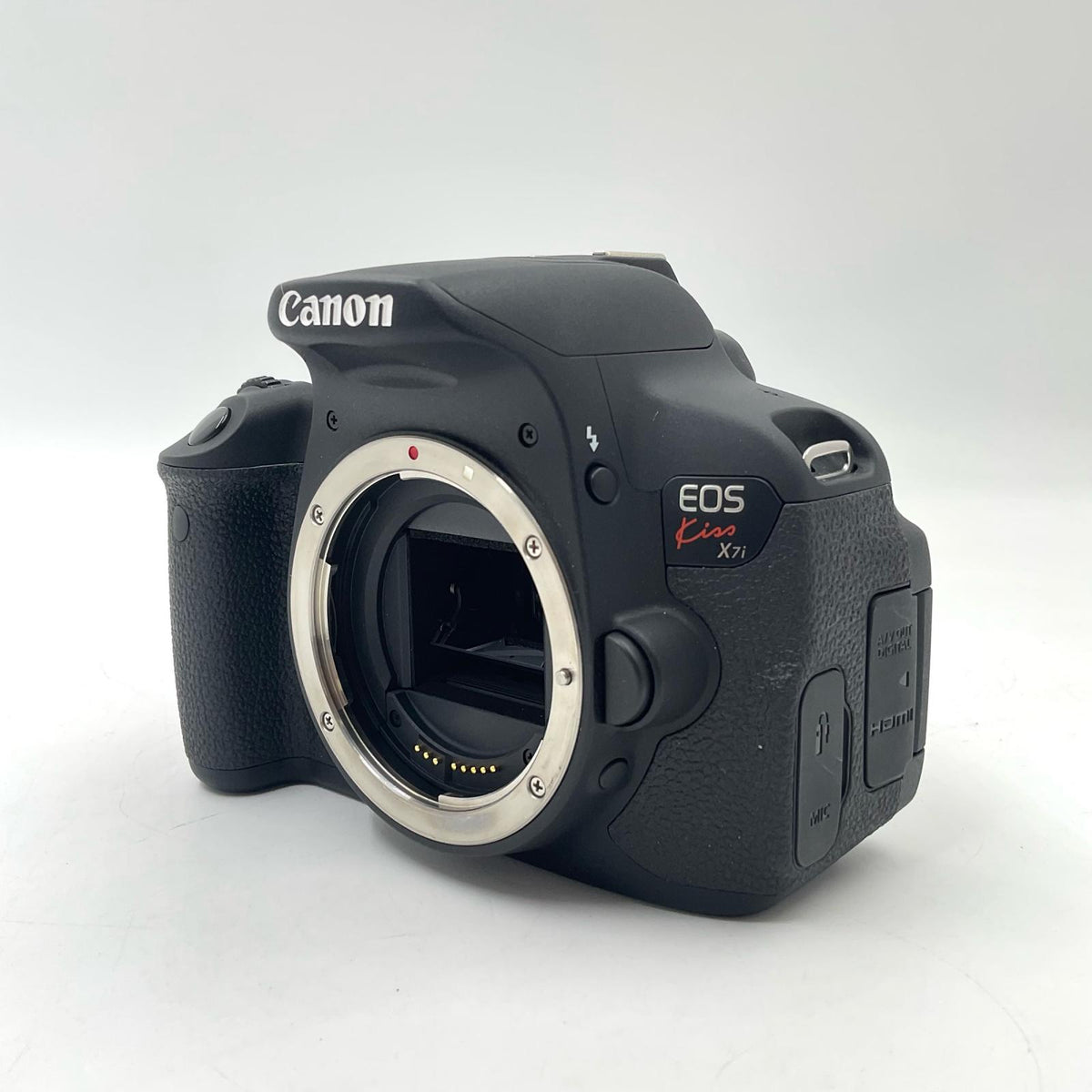 【全額返金保証】【最速発送】Canon デジタル一眼 EOS Kiss X7i ボディ ブラック 動作確認済