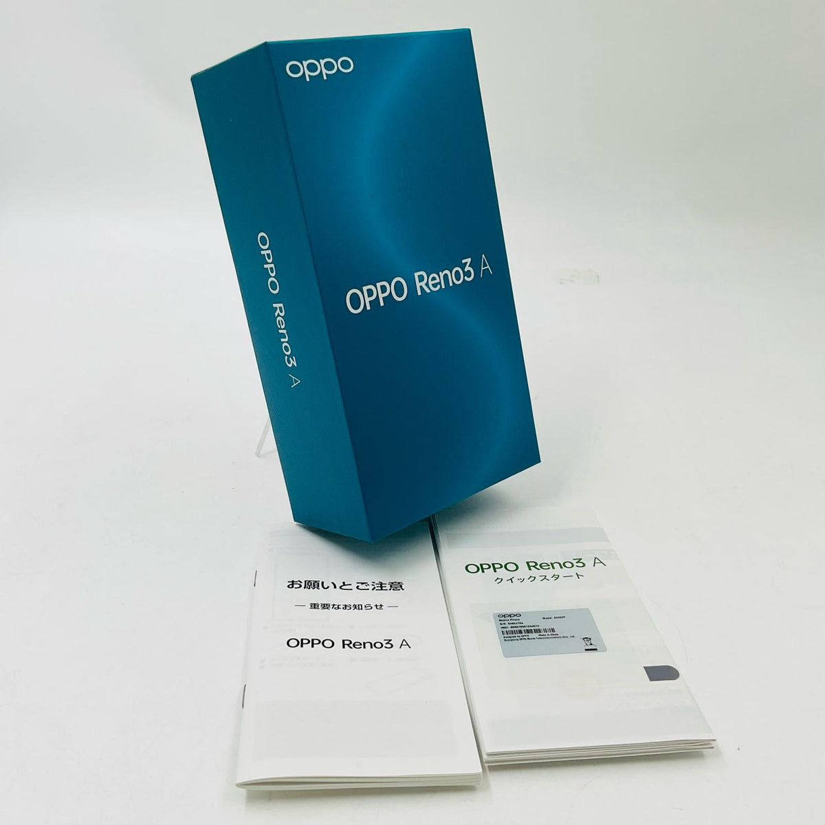 【全額返金保証】【最速発送】OPPO Reno 3 A 128GB ホワイト Softbank SIMフリー A002OP 白ロム 動作確認済