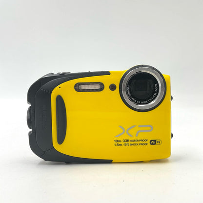【全額返金保証】【最速発送】FUJIFILM コンパクトデジタルカメラ FinePix XP70 イエロー 動作確認済