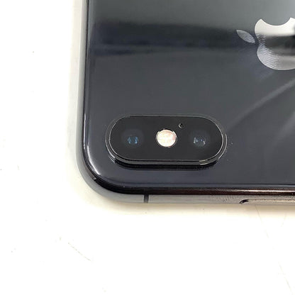 【最速発送】Apple iPhone iPhone X 64GB スペースグレイ au SIMフリー 白ロム【難有】 70%