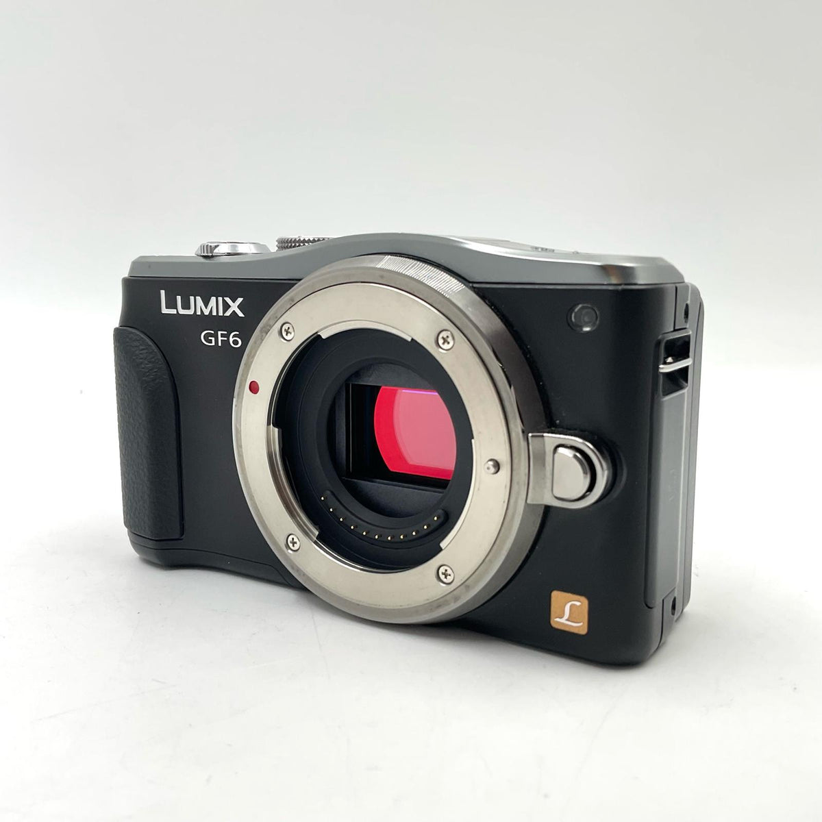 【全額返金保証】【最速発送】Panasonic デジタル一眼 LUMIX DMC-GF6-K ボディ ブラック 美品 動作確認済