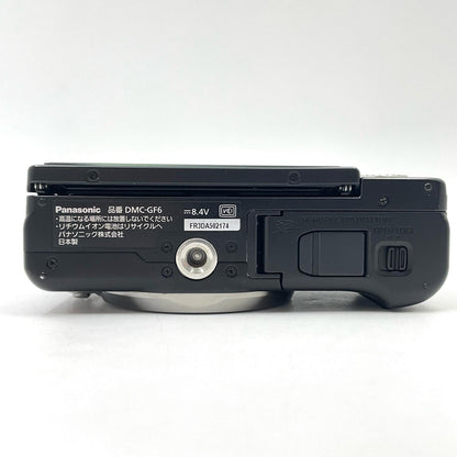 【全額返金保証】【最速発送】Panasonic デジタル一眼 LUMIX DMC-GF6-K ボディ ブラック 美品 動作確認済