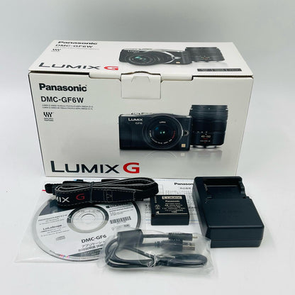 【全額返金保証】【最速発送】Panasonic デジタル一眼 LUMIX DMC-GF6-K ボディ ブラック 美品 動作確認済