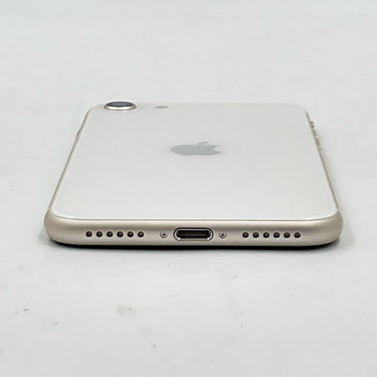 【全額返金保証】【最速発送】Apple iPhone iPhone SE（第3世代） 64GB スターライト Softbank SIMフリー 白ロム 美品 動作確認済 83%