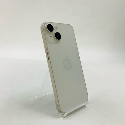 【最速発送】Apple iPhone iPhone 14 128GB スターライト au SIMフリー 白ロム【難有】 75%
