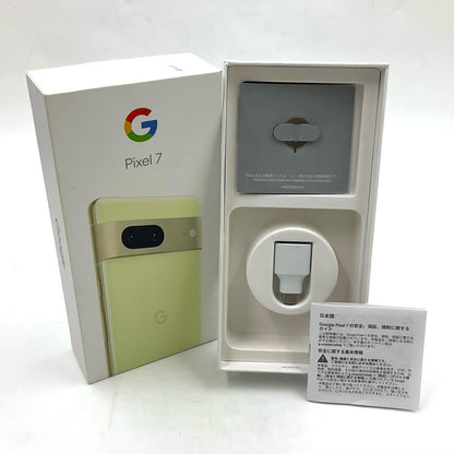 【全額返金保証】【最速発送】Google Pixel 7 128GB レモングラス au SIMフリー 白ロム 美品 動作確認済