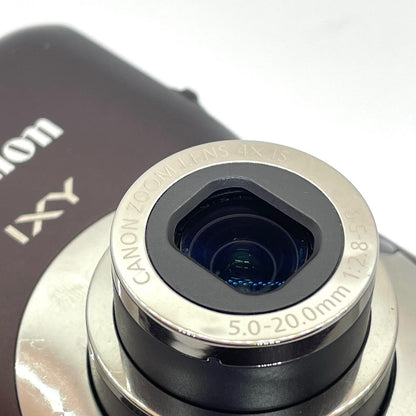 【全額返金保証】【最速発送】Canon コンパクトデジタルカメラ IXY 200F ブラウン 動作確認済