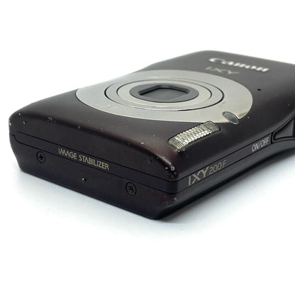 【全額返金保証】【最速発送】Canon コンパクトデジタルカメラ IXY 200F ブラウン 動作確認済