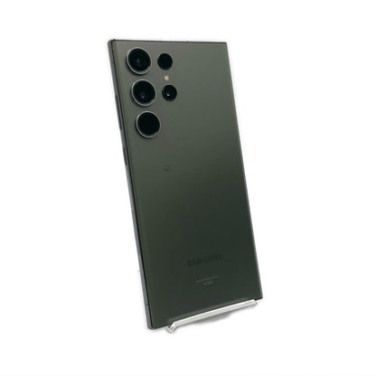 【全額返金保証】【最速発送】SAMSUNG Galaxy S23 Ultra 256GB グリーン au SIMフリー SCG20 白ロム 動作確認済