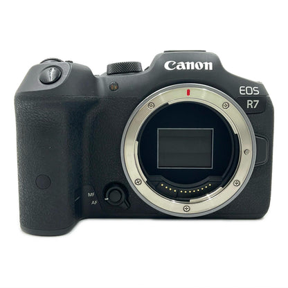 【全額返金保証】【最速発送】Canon デジタル一眼 EOS R7 ボディ ブラック 美品 動作確認済