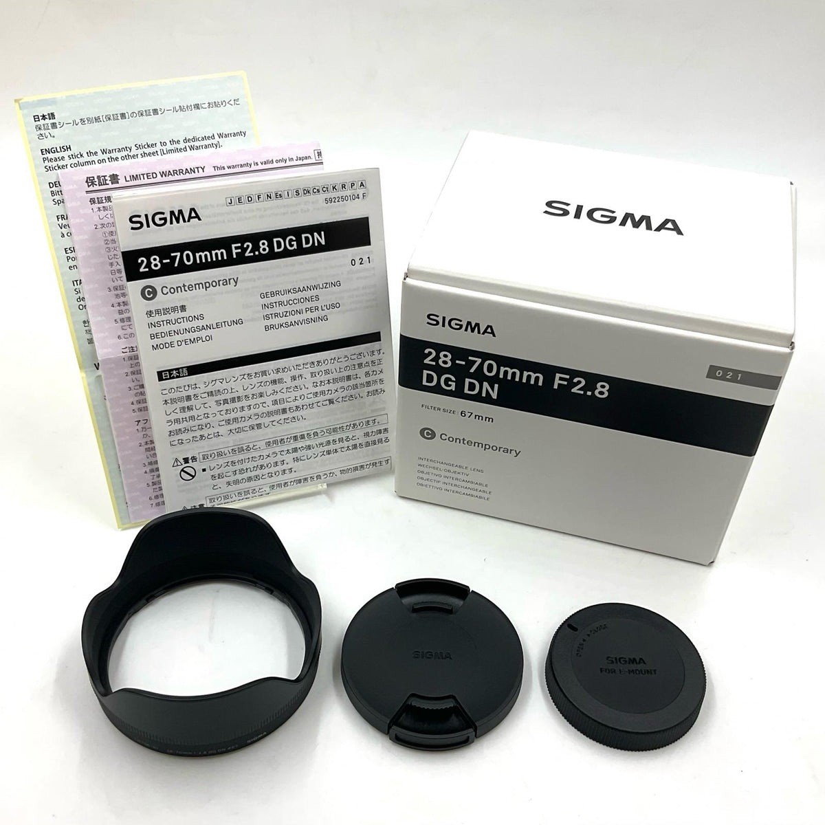 【全額返金保証】【最速発送】SIGMA 28-70mm F2.8 DG DN [ソニーE用] 美品 動作確認済