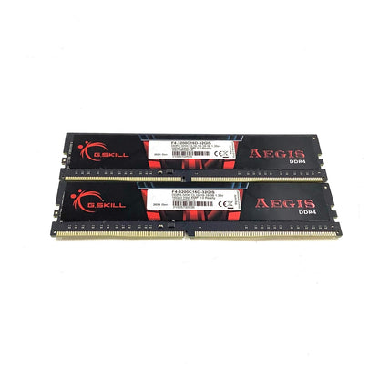 【全額返金保証】【最速発送】G.Skill メモリ DDR4 PC4-25600 16GB 2枚組 合計32GB F4-3200C16D-32GIS 美品 動作確認済