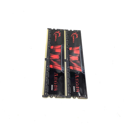 【全額返金保証】【最速発送】G.Skill メモリ DDR4 PC4-25600 16GB 2枚組 合計32GB F4-3200C16D-32GIS 美品 動作確認済