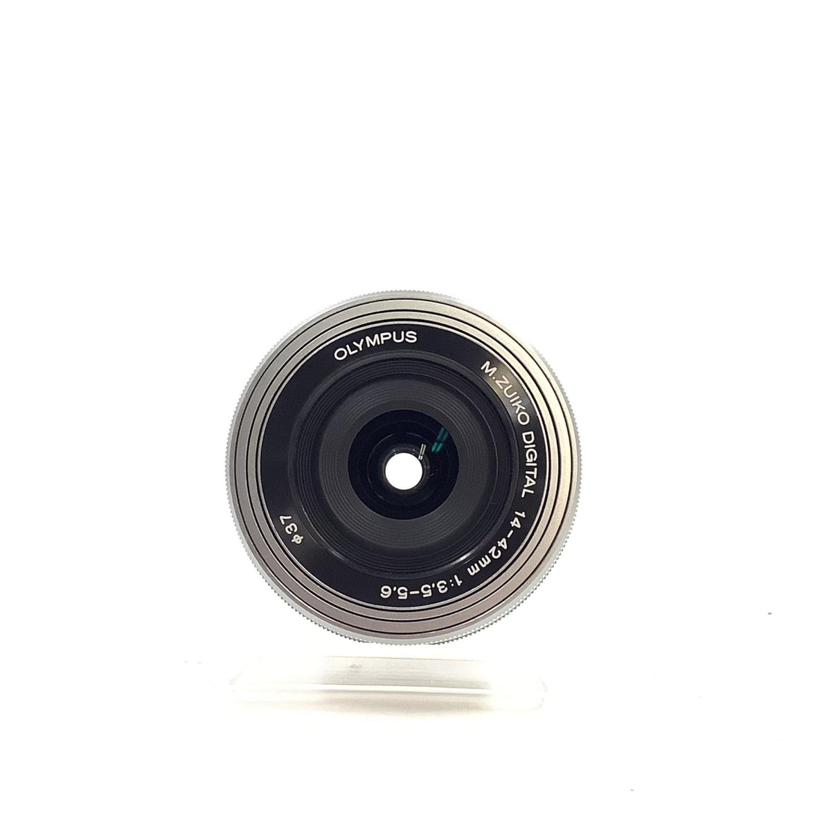 【全額返金保証】【最速発送】OLYMPUS M.ZUIKO DIGITAL 14-42mm f3.5-5.6 シルバー EZ ED MSC 美品 動作確認済