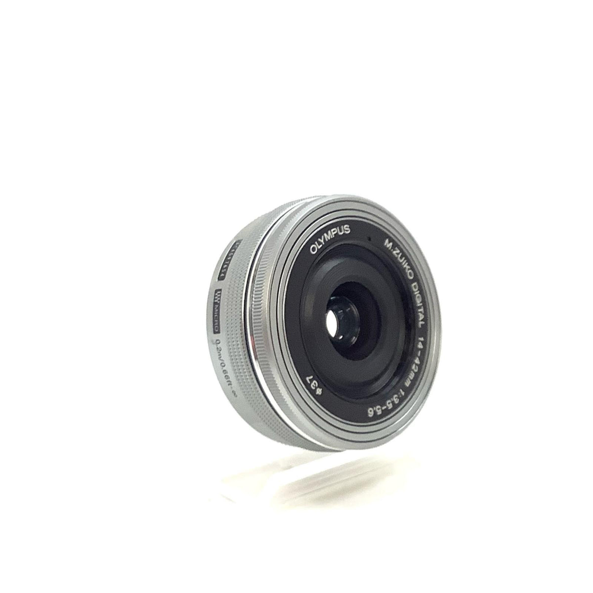【全額返金保証】【最速発送】OLYMPUS M.ZUIKO DIGITAL 14-42mm f3.5-5.6 シルバー EZ ED MSC 美品 動作確認済