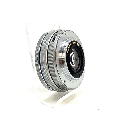 【全額返金保証】【最速発送】OLYMPUS M.ZUIKO DIGITAL 14-42mm f3.5-5.6 シルバー EZ ED MSC 美品 動作確認済