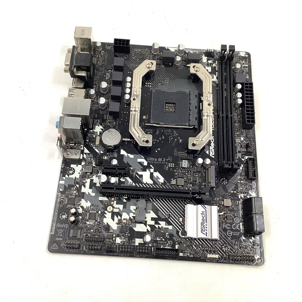 【全額返金保証】【最速発送】ASRock マザーボード MicroATX SocketAM4 AsRock A520M TW 美品 動作確認済