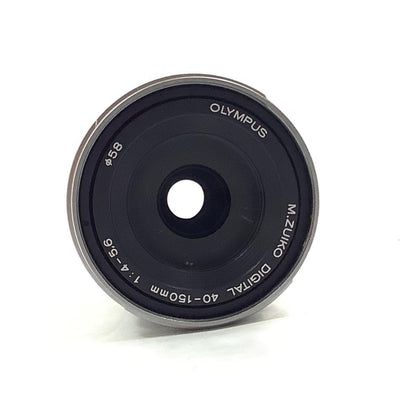 【全額返金保証】【最速発送】OLYMPUS M.ZUIKO DIGITAL ED 40-150mm F4.0-5.6 R シルバー 超美品 動作確認済