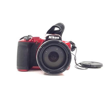 【全額返金保証】【最速発送】Nikon コンパクトデジタルカメラ COOLPIX B600 レッド 美品 動作確認済