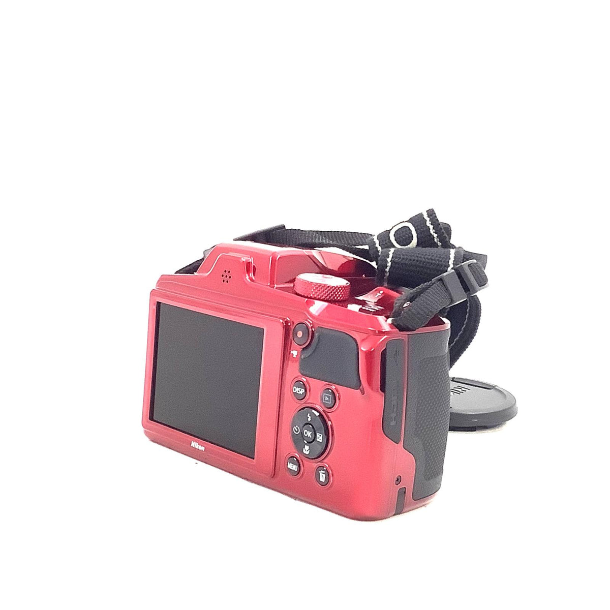 【全額返金保証】【最速発送】Nikon コンパクトデジタルカメラ COOLPIX B600 レッド 美品 動作確認済