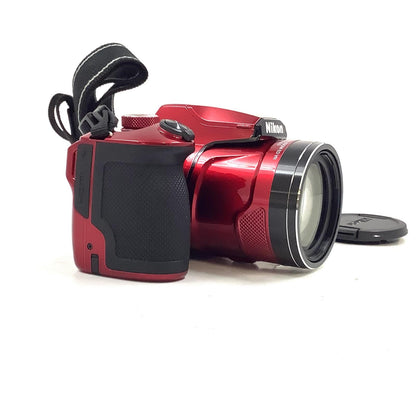 【全額返金保証】【最速発送】Nikon コンパクトデジタルカメラ COOLPIX B600 レッド 美品 動作確認済
