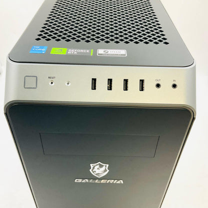 【全額返金保証】【最速発送】ドスパラ GALLERIA ゲーミングデスクトップPC RM5C-R46T intel core i5-14400F 16GB M.2 SSD 512GB HDD 2TB NVIDIA GeForce RTX 4060 Ti 8GB 美品 動作確認済