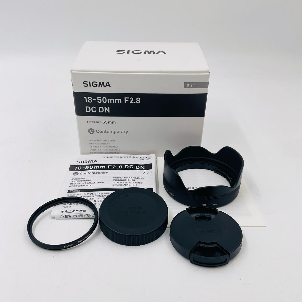 【全額返金保証】【最速発送】SIGMA 18-50mm F2.8 DC DN [ソニーE用] 美品 動作確認済